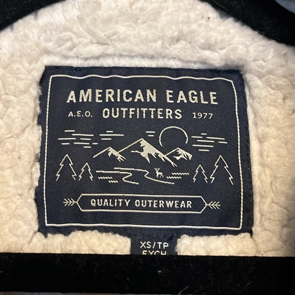 American Eagle Outfitters AEO - Parka with fuzzy shearling lining and hood XS - Picture 3 of 17